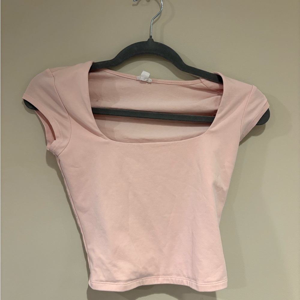 Garage Light Pink Crop Top